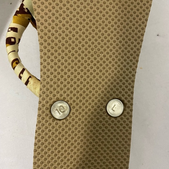 Reneshanta African Ankara Handmade Flip Flops Size 10 - Picture 4 of 7